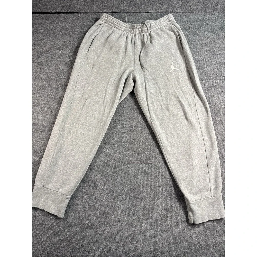 Jordan Jumpman Fleece Jogger Sweatpants – Men’s XXL – Gray – Athletic Sweatpants